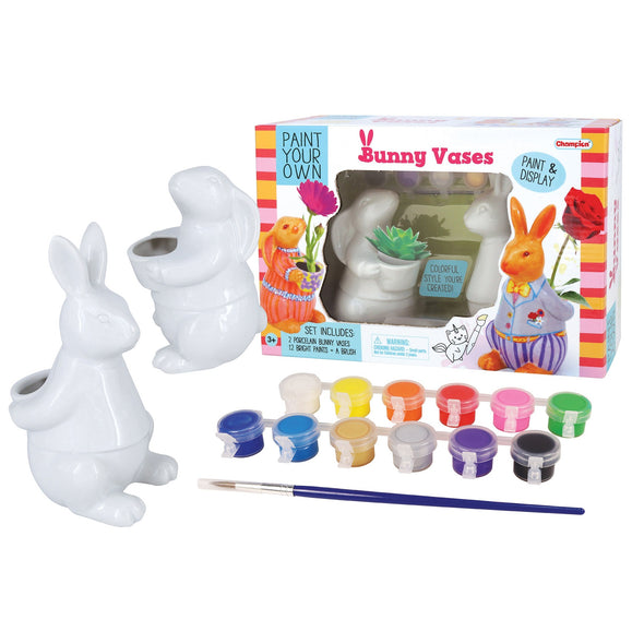 Paint Your Own Bunny Vases