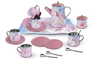 Unicorn Tin Tea Set 18pcs