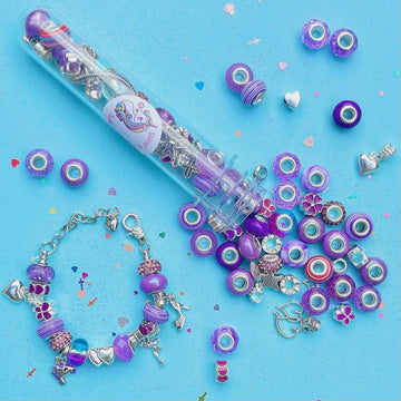 Charm Bracelet DIY Purple