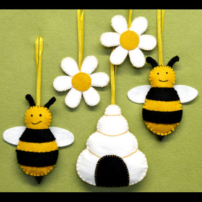 Felt Sewing Kit - Bees and Hive