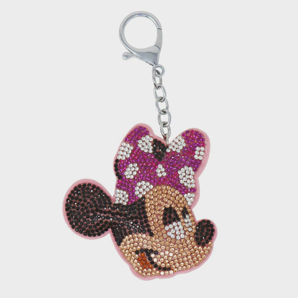 Disney Minnie Mouse Rhinestone Keychain