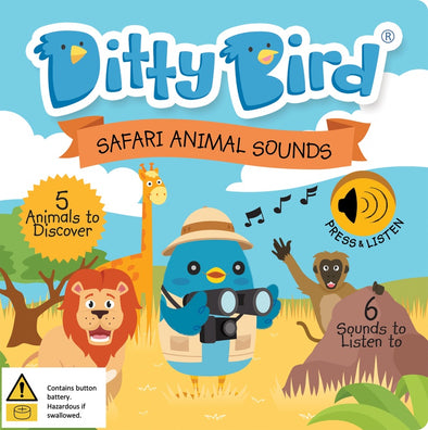 Ditty Bird Book - Safari Animal Sounds