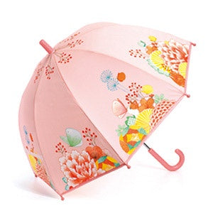 Flower Garden PVC Child Umbrella