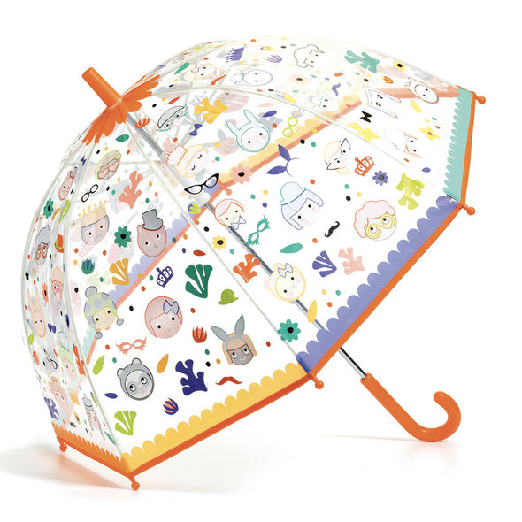 Faces Colour Change PVC Child Umbrella