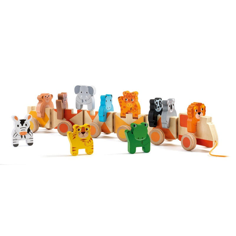 Trainimo Jungle Wooden Train