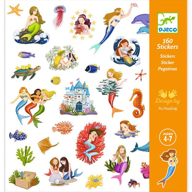 160 Mermaid Stickers