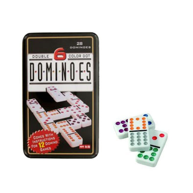 Dominoes Double 6 Colour Dot