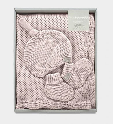 Textured Knit Gift Set