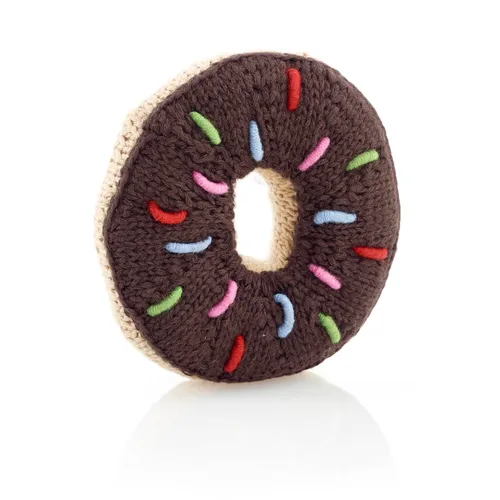 Donut Rattle - Chocolate