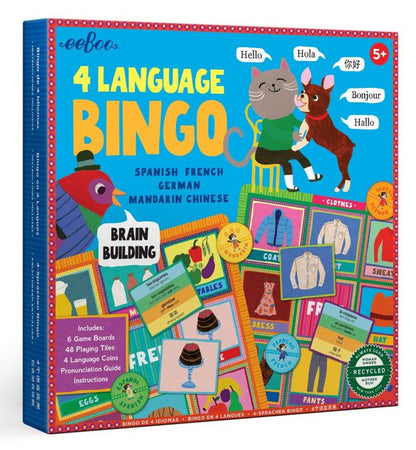4 Language Bingo