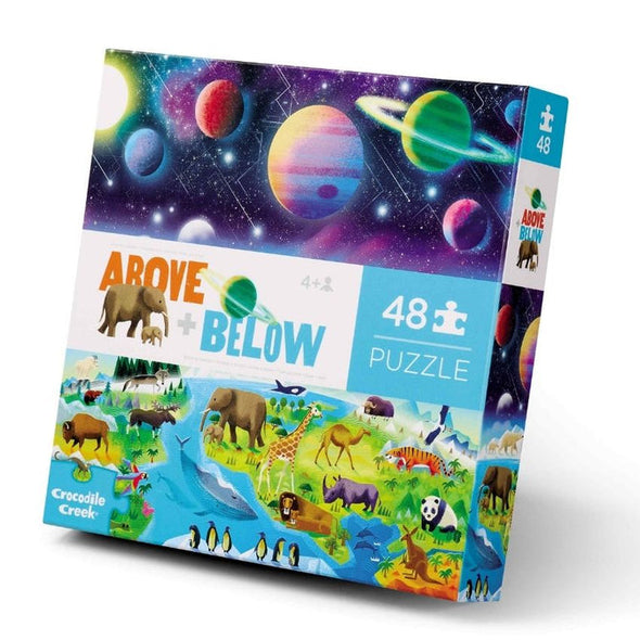 48 pc Above and Below Puzzle - Earth and Space