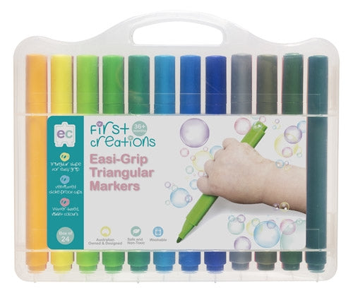 First Creations Easi-Grip Triangular Markers