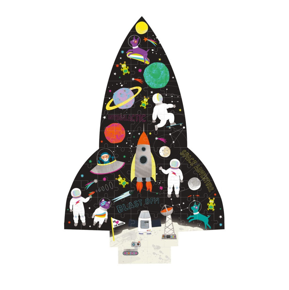 80 pc Puzzle - Rocket