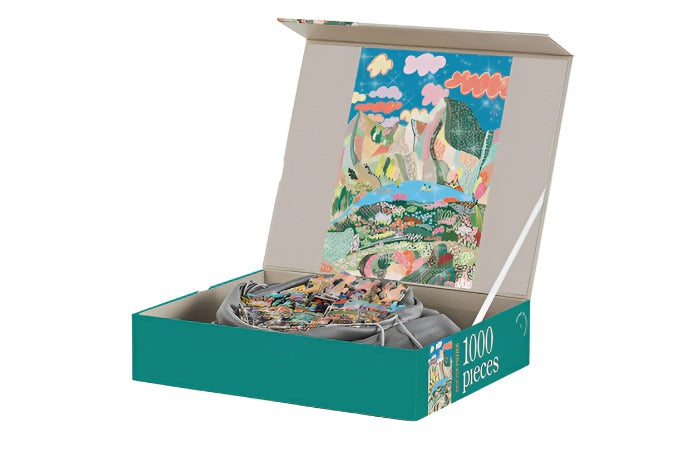 1000 pc Glitter Puzzle - Laguna