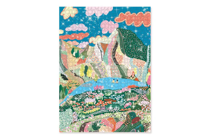1000 pc Glitter Puzzle - Laguna