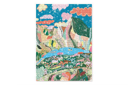 1000 pc Glitter Puzzle - Laguna