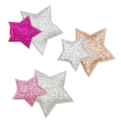 Hair Clips 2pk - Star