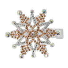 Christmas Gold Rhinestone Hair Clip