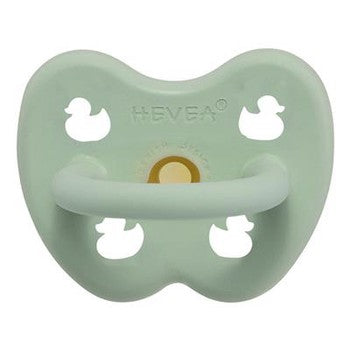 Natural Rubber Pacifiers - Round Dummies (0-3m)