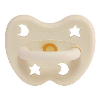 Natural Rubber Pacifiers - Round Dummies (0-3m)