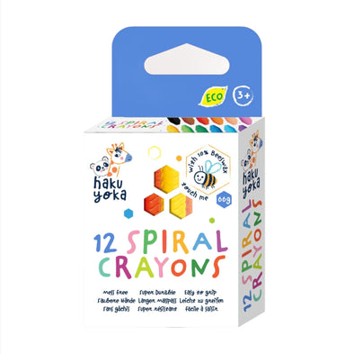 12 Spiral Crayons