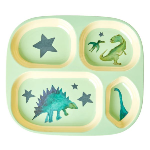 Melamine Kids 4 Room Plate