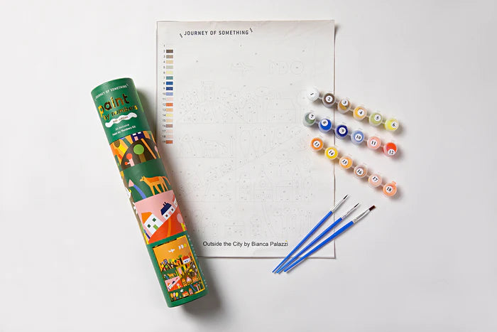 Kids Paint By Numbers  - Outside The City
