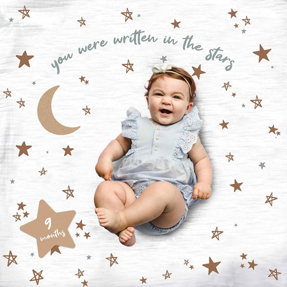 LuLujo Baby Blanket & Card Set