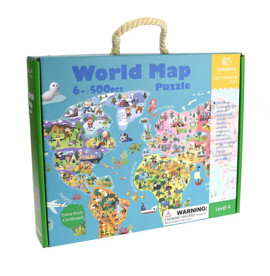 500pc World Map Jigsaw Puzzle