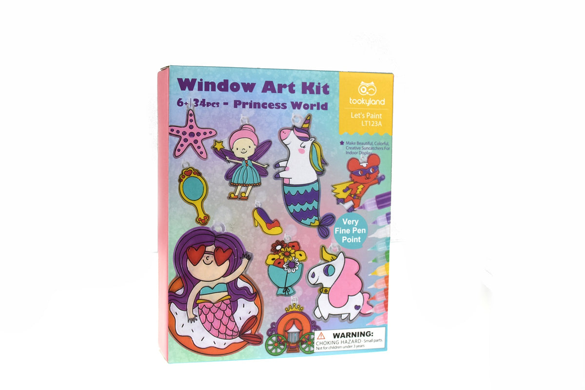 Window Design Princess Window Art Kit - Princess World 34pcs – Toys and Tales