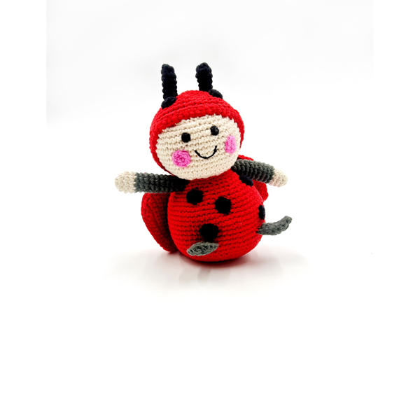 Ladybird Rattle - Red