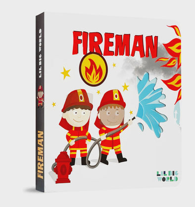 Lil Big Man Board Book - The Fireman