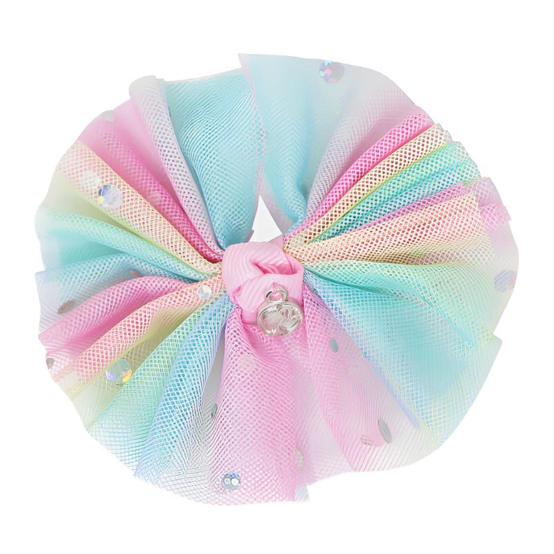 Barbie Rainbow Fantasy Tulle Hair Bow