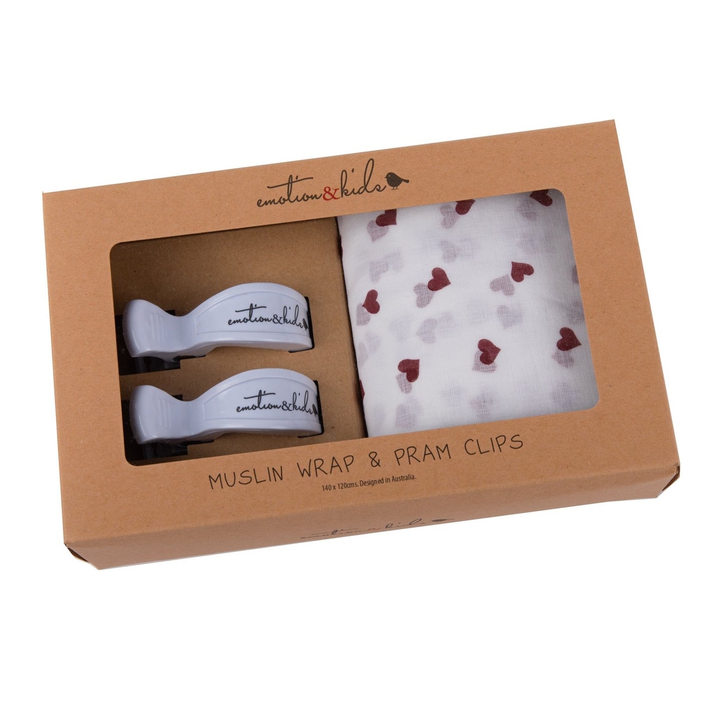 Muslin Wrap & Pram Clips Set