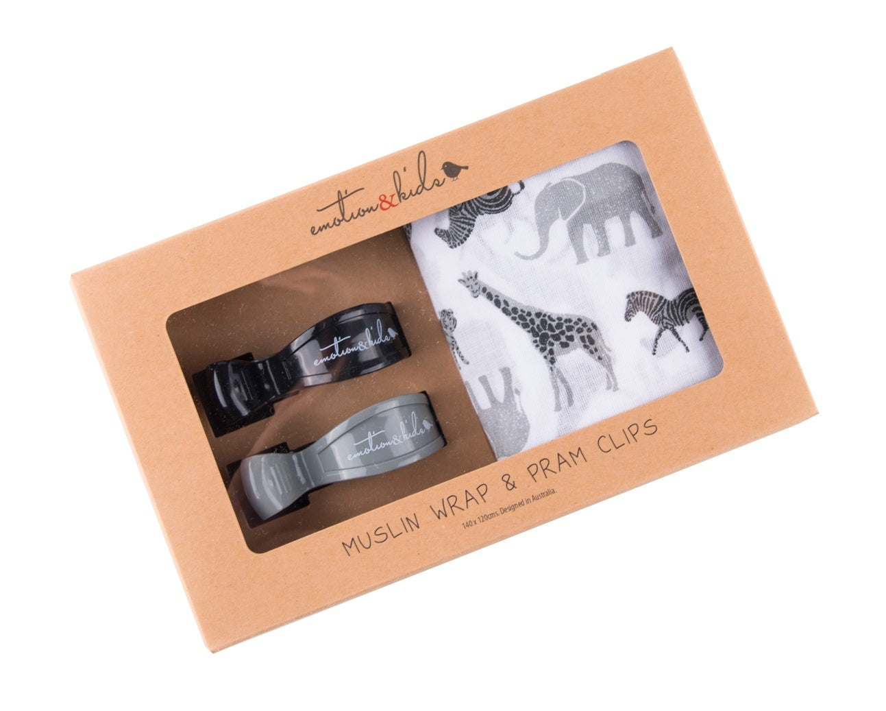 Muslin Wrap & Pram Clips Set
