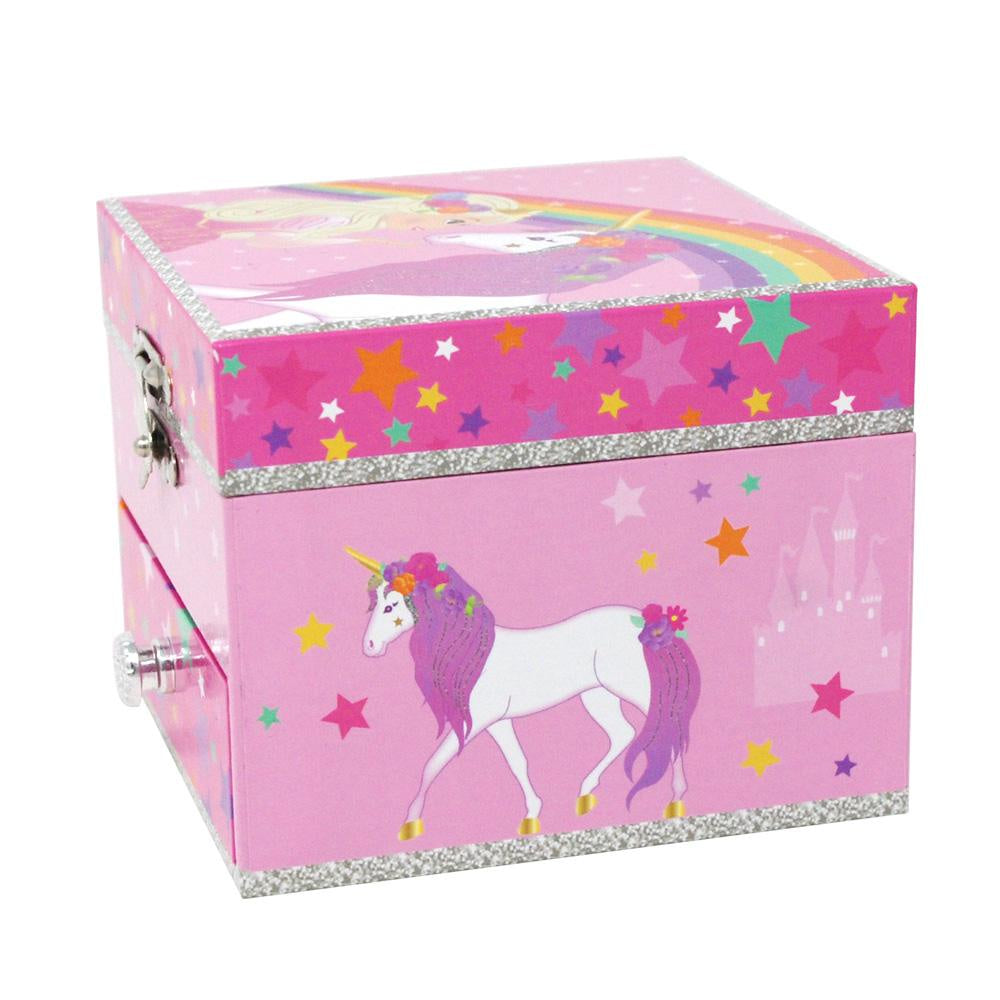 Princess and the Unicorn Small Musical Jewellery Box