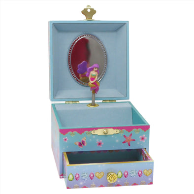 Mermaid Butterfly Small Musical Jewellery Box