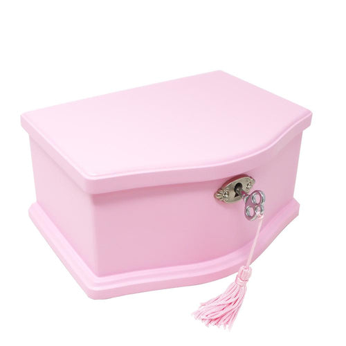 Wooden Pink Musical Jewellery  Box