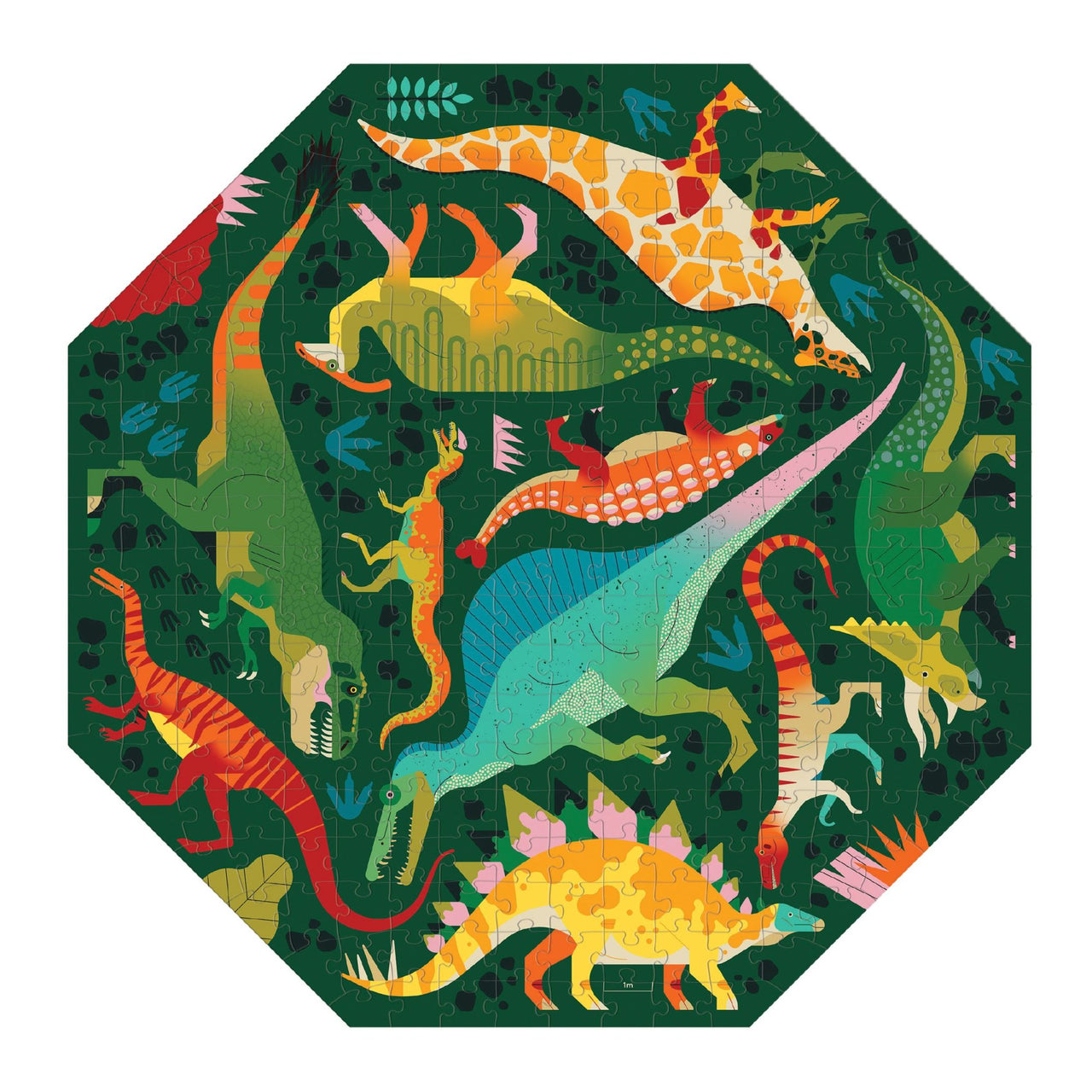 300pc Octogon Dinosaur Puzzle
