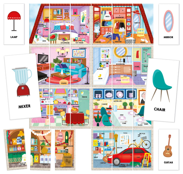 Montessori Flashcards - Easy English