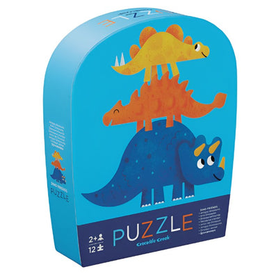 12 pc Mini Puzzle - Dino Friends