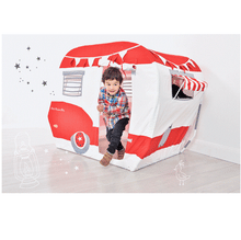 Red Caravan Vintage Camper Cubby