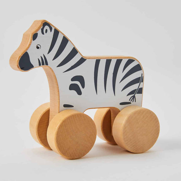 Rolling wooden animal - assorted