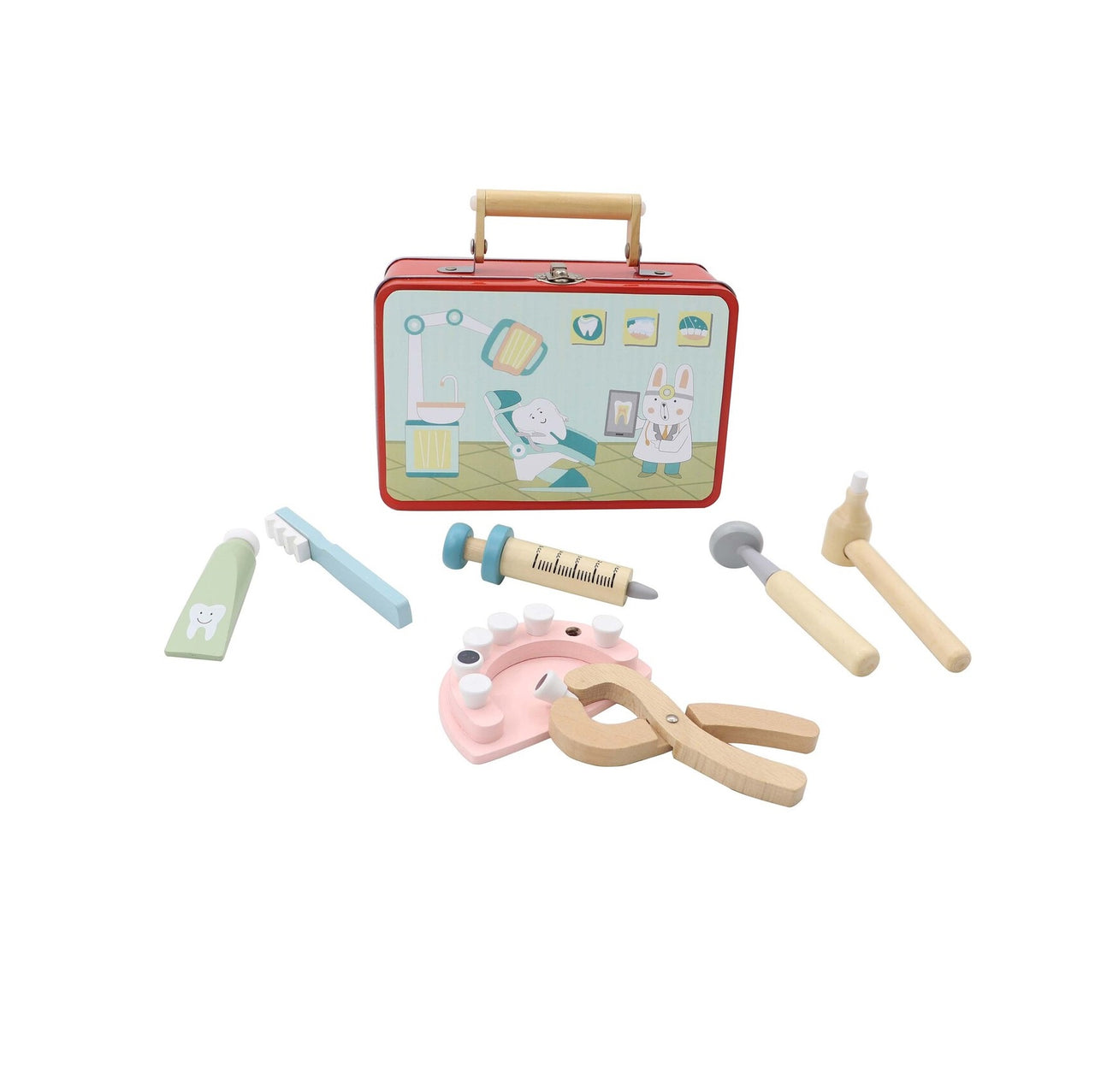 Dentist Playset in Tin Case