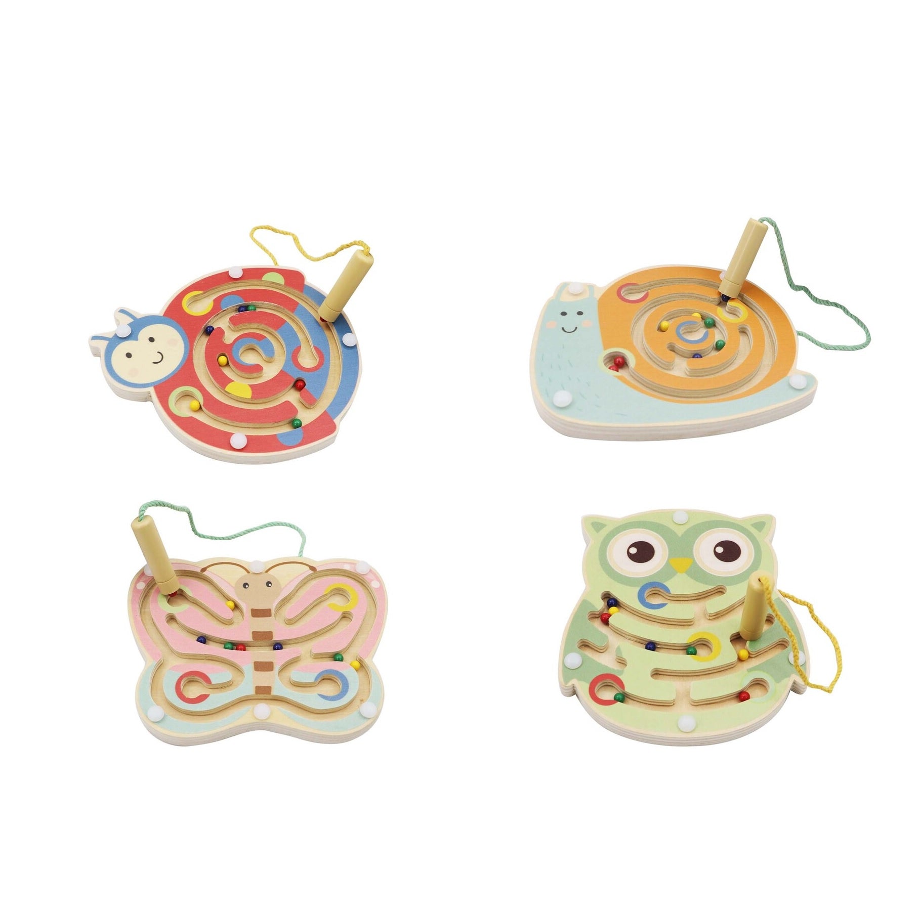 Wooden Magnetic Labyrinth Animal Pack – Toys and Tales