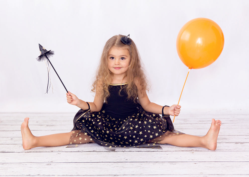 Dress - Black with gold star skirt