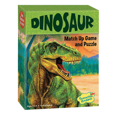 Match Up Game and Puzzle - Dinosaur