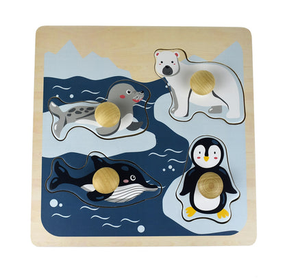 Large Peg Puzzle - assorted