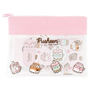 Pusheen Sips, Stationery Filled PVC Pouch
