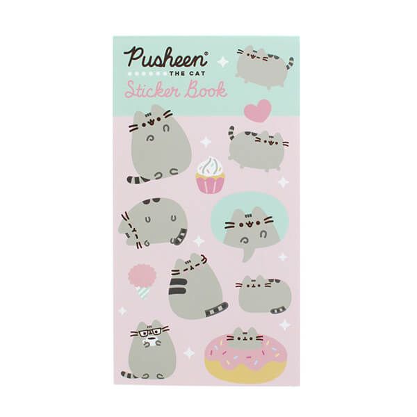 Pusheen the Cat Notebook Stickers PINK
